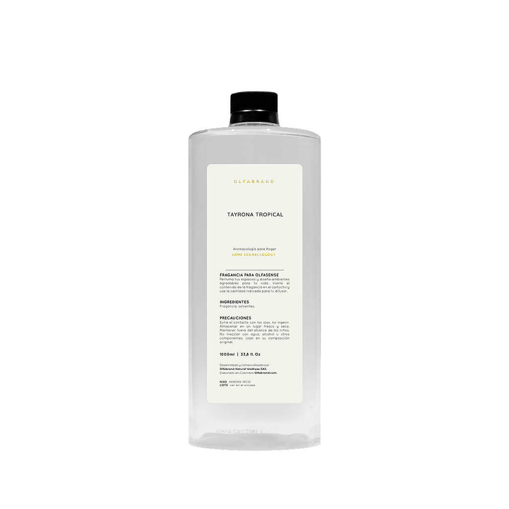 B2B OLFATIPO Litro Fragancia Tayrona Tropical 1000ml - Olfabrand
