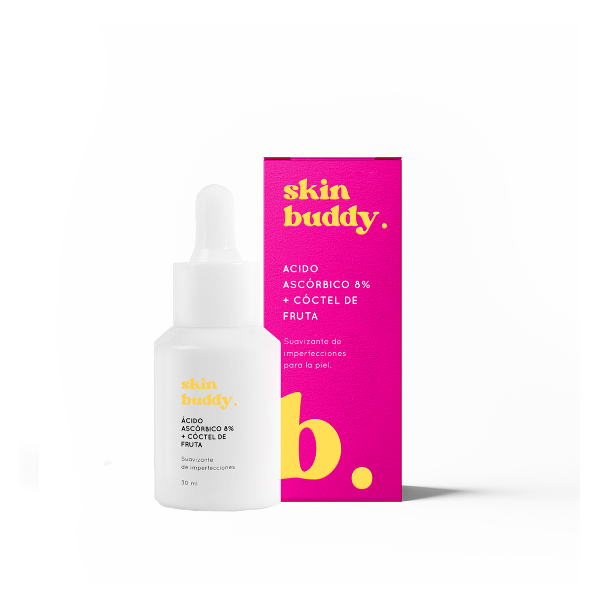 Serum 30ml Acido Ascorbico + Coctel de Frutas SKINBUDDY