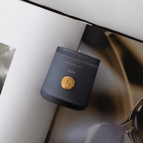 Vela Artesanal Vainilla Negra 210g - Olfabrand