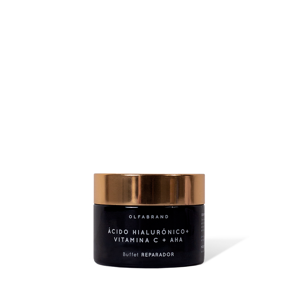 Buffet Reparador Acido Hialuronico + Vitamina C + AHA 50g