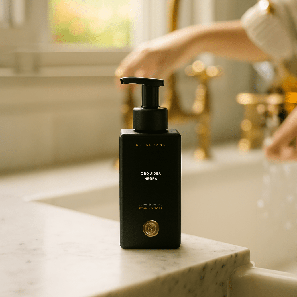 Jabon Espumoso Orquidea Negra 450ml - Olfabrand