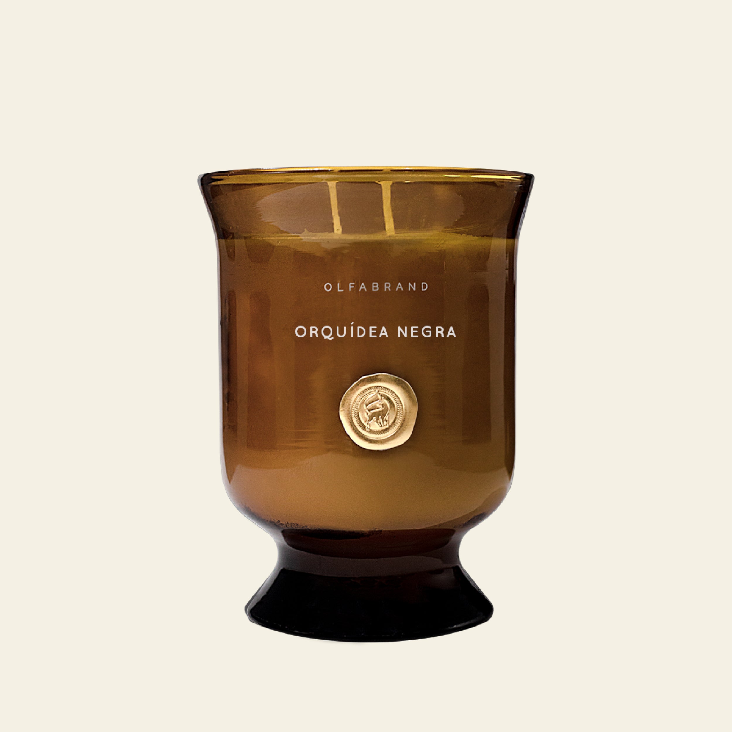 Vela Artesanal Orquidea Negra 300g