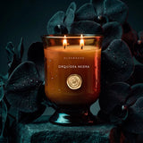 Vela Artesanal Orquidea Negra 300g