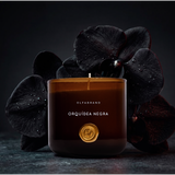 Vela Artesanal Orquidea Negra 210g