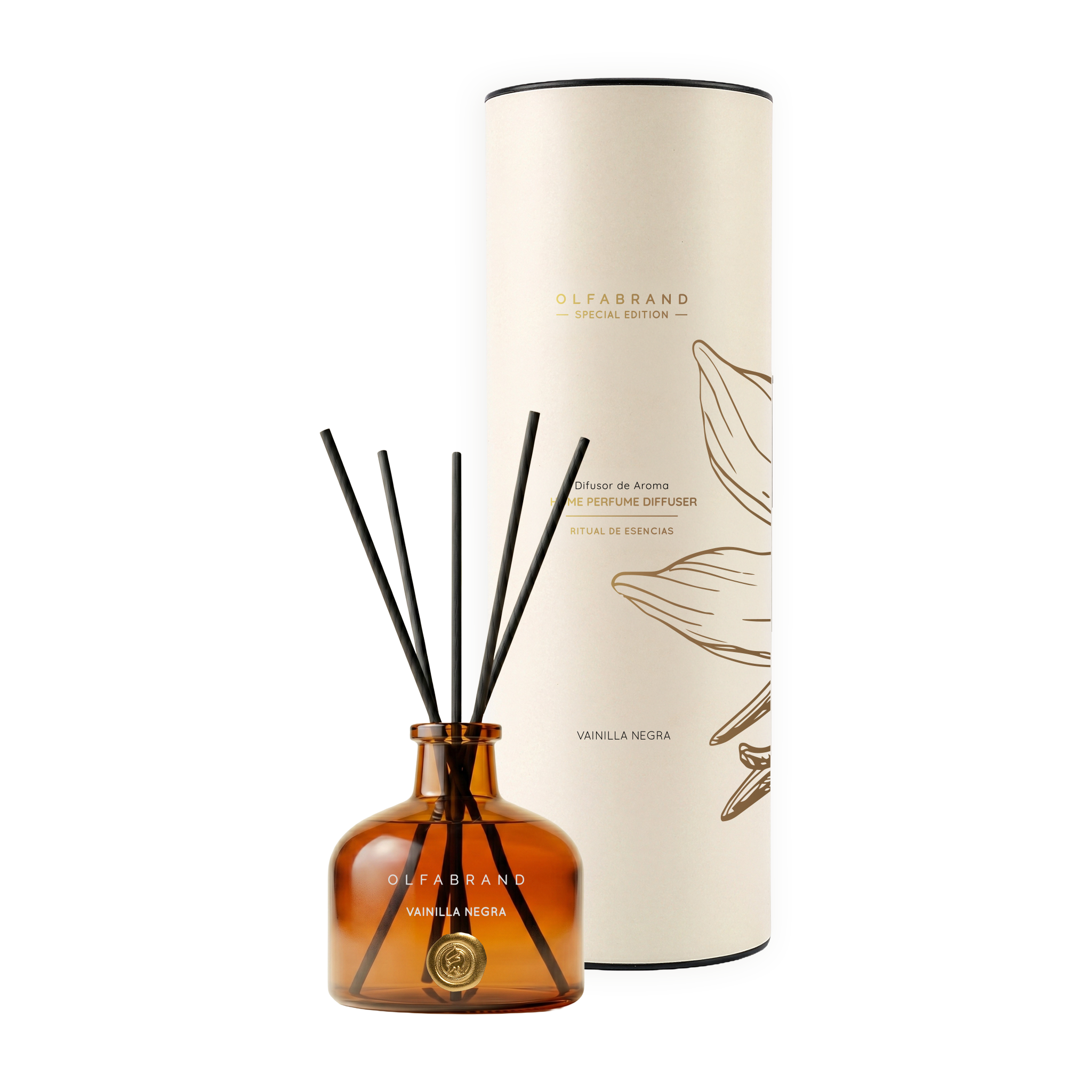 Difusor Reed Vainilla Negra 200ml