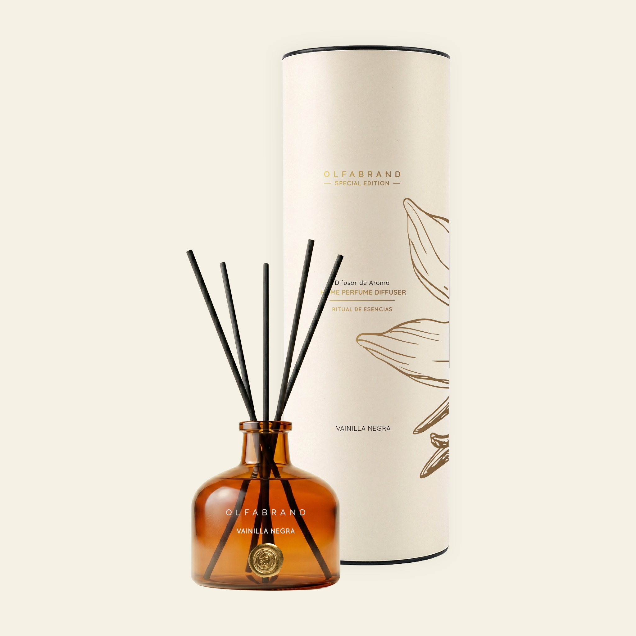 Difusor Reed Vainilla Negra 200ml