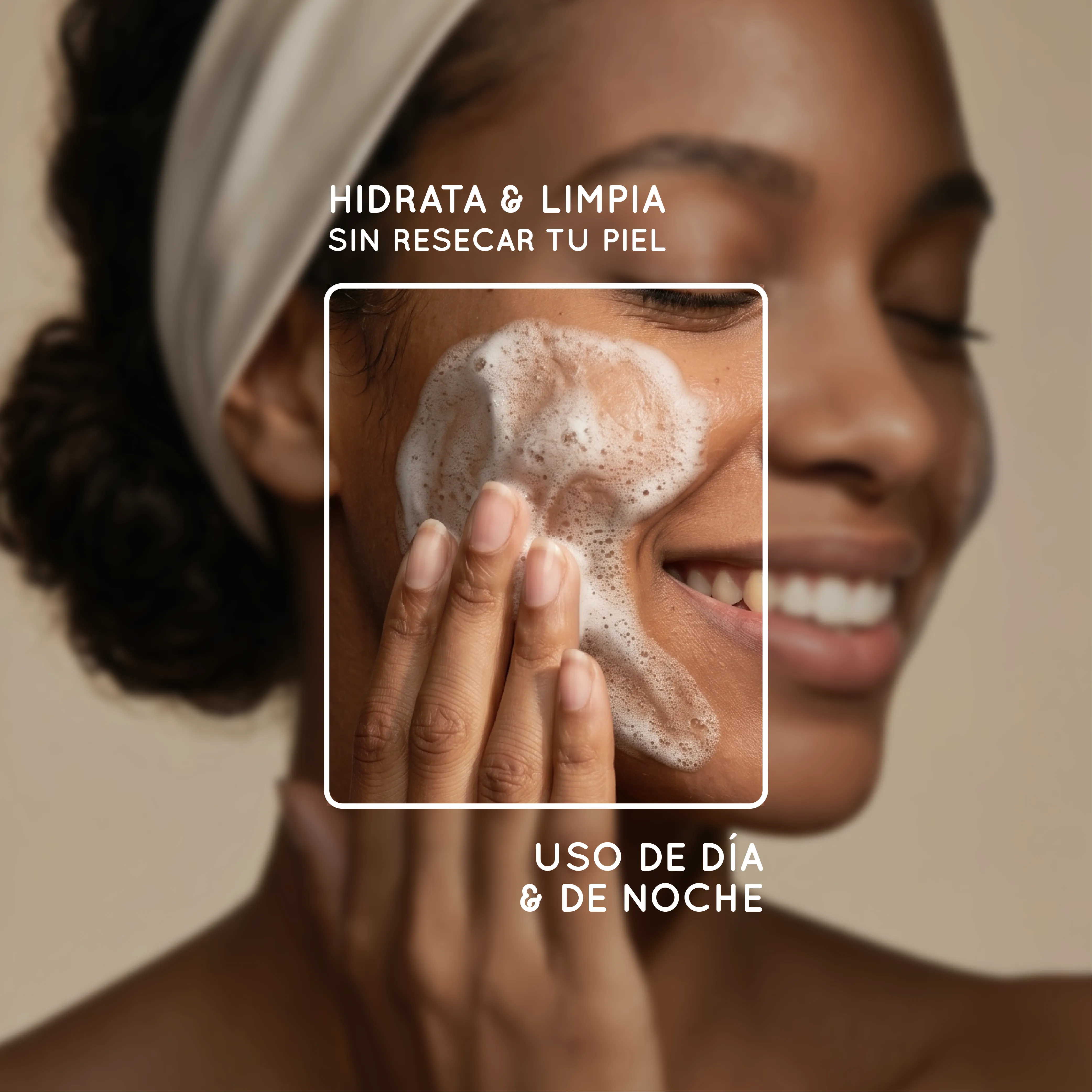 Espuma Limpiadora  Hidratante Extracto de  Aloe 150 mL