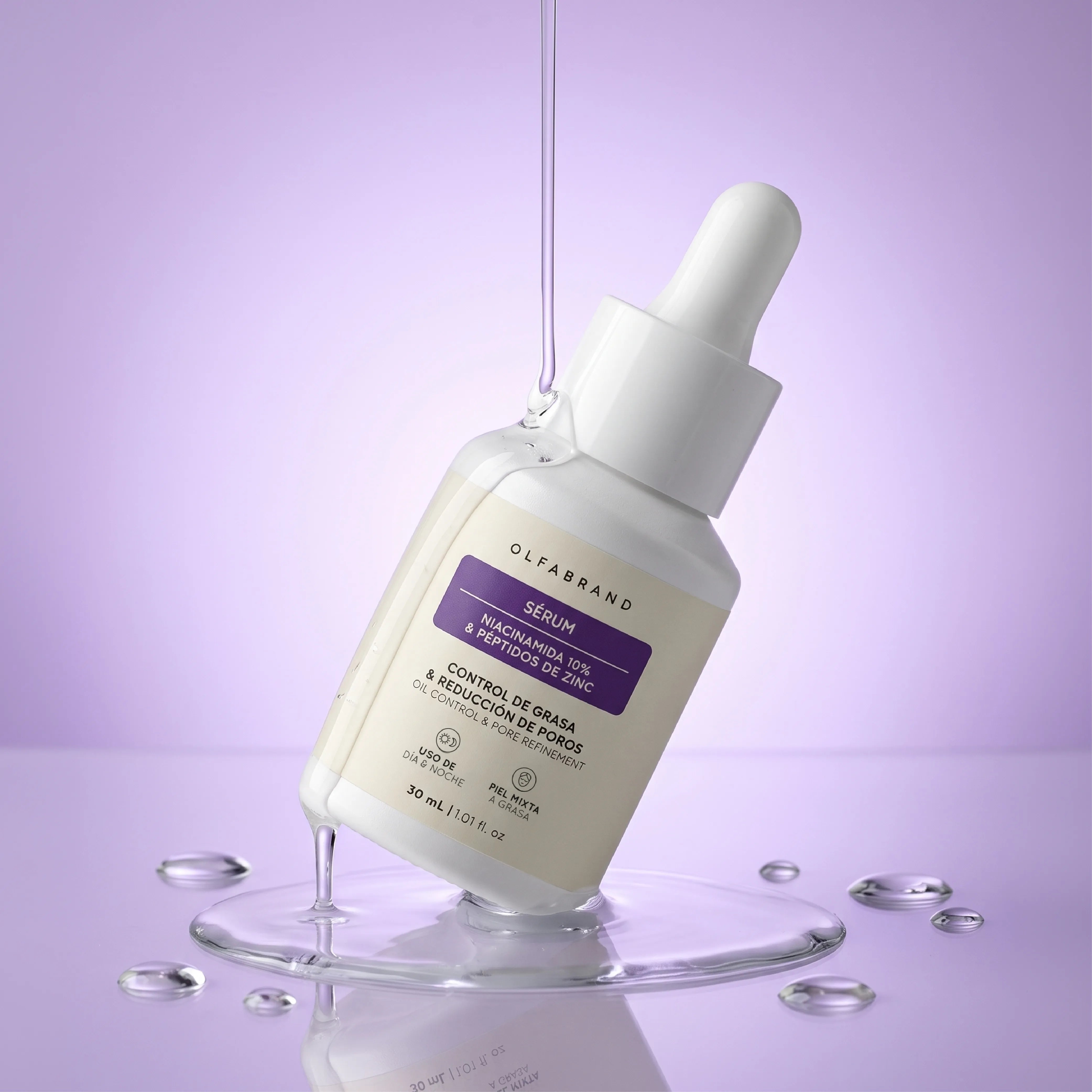 Sérum Niacinamida 10% + Péptidos de Zinc 30 mL