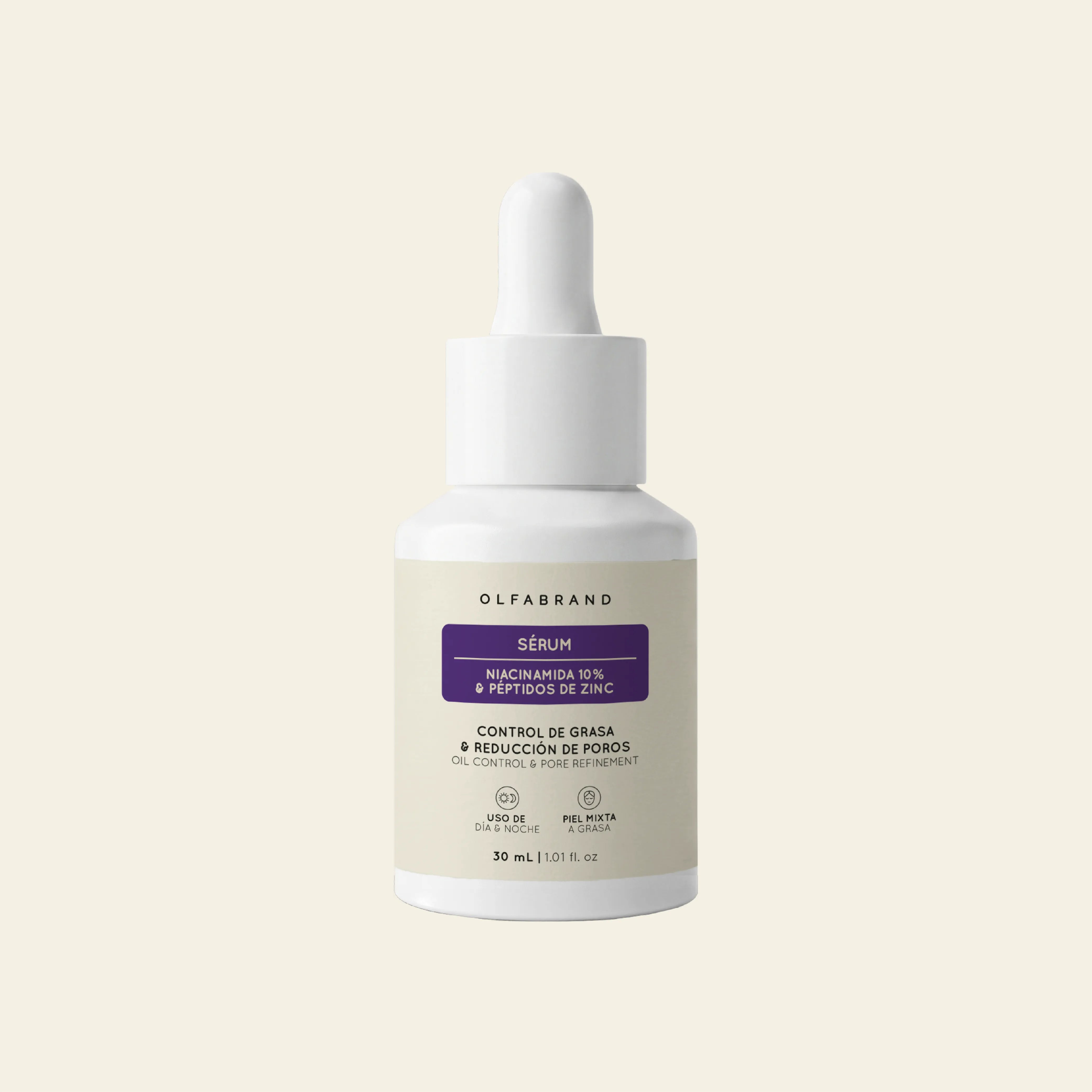 Sérum Niacinamida 10% + Péptidos de Zinc 30 mL