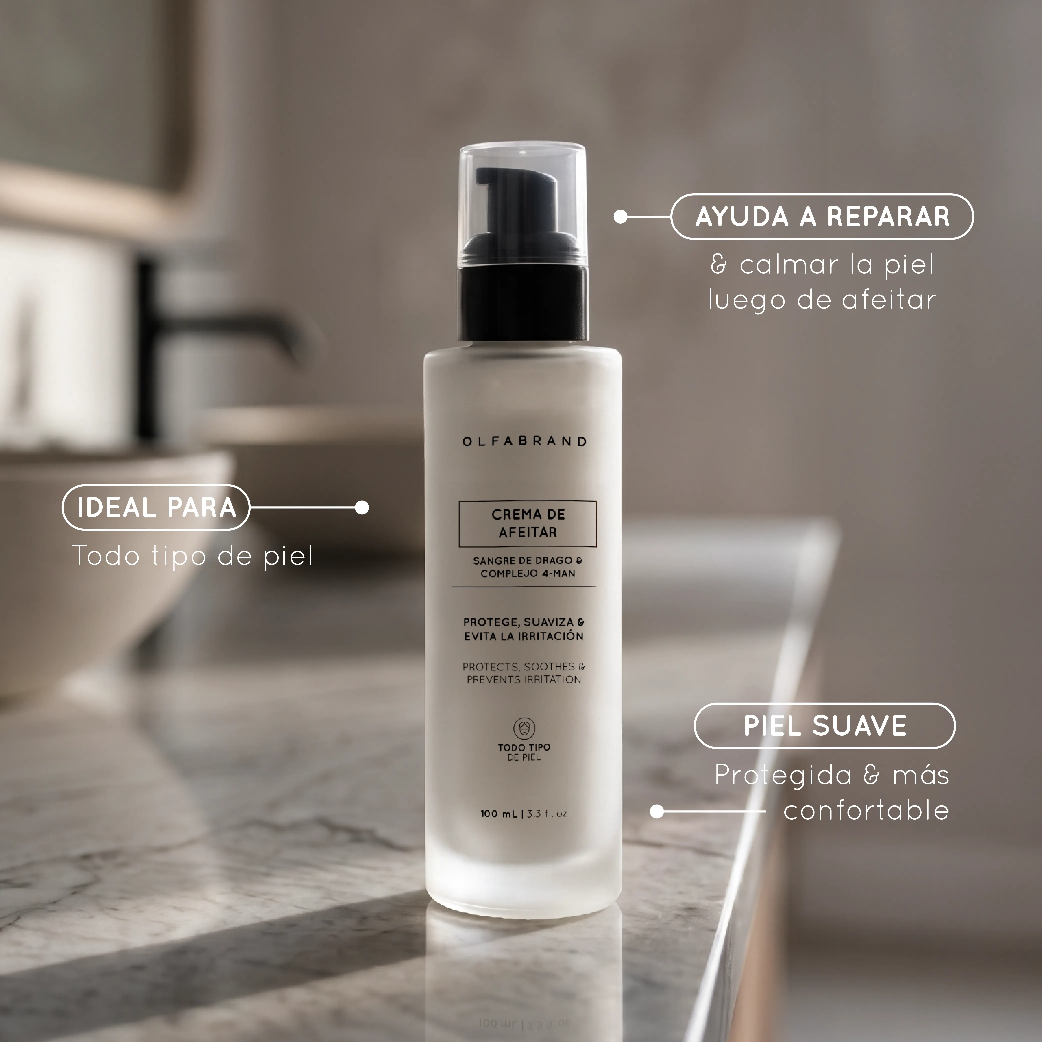 Crema de Afeitar Sangre de Drago + Complejo 4-Man 100 g