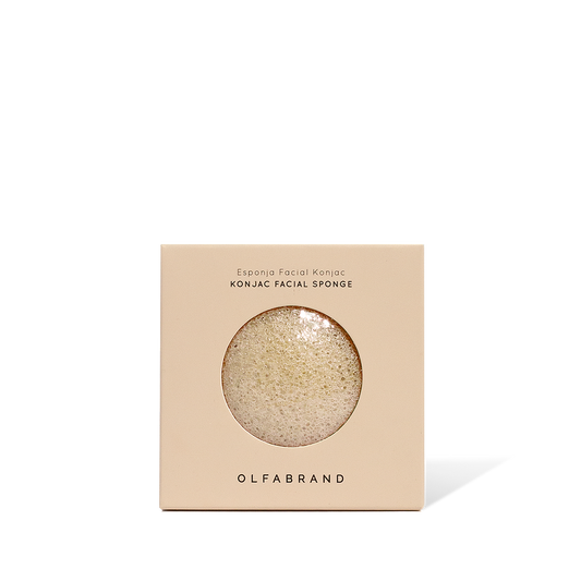 Esponja Facial Konjac Natural Rosada