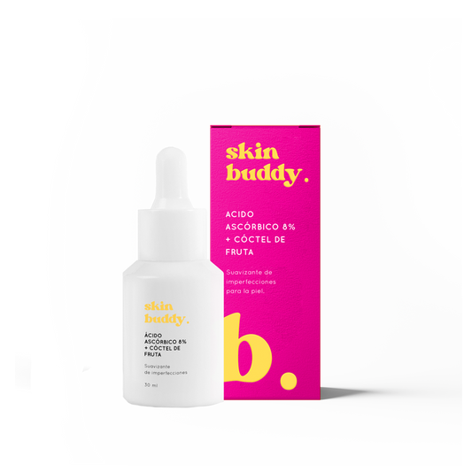 Serum 30ml Acido Ascorbico + Coctel de Frutas SKINBUDDY