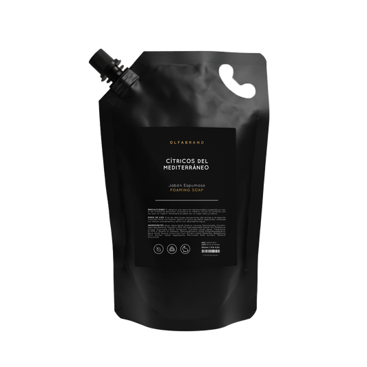Sachet Repuesto Jabon Espumoso Citricos del Mediterraneo 500ml