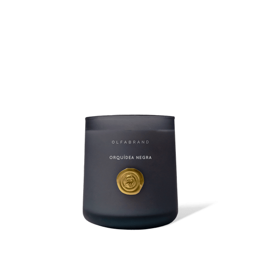 Vela Artesanal Orquidea Negra 210g - Olfabrand