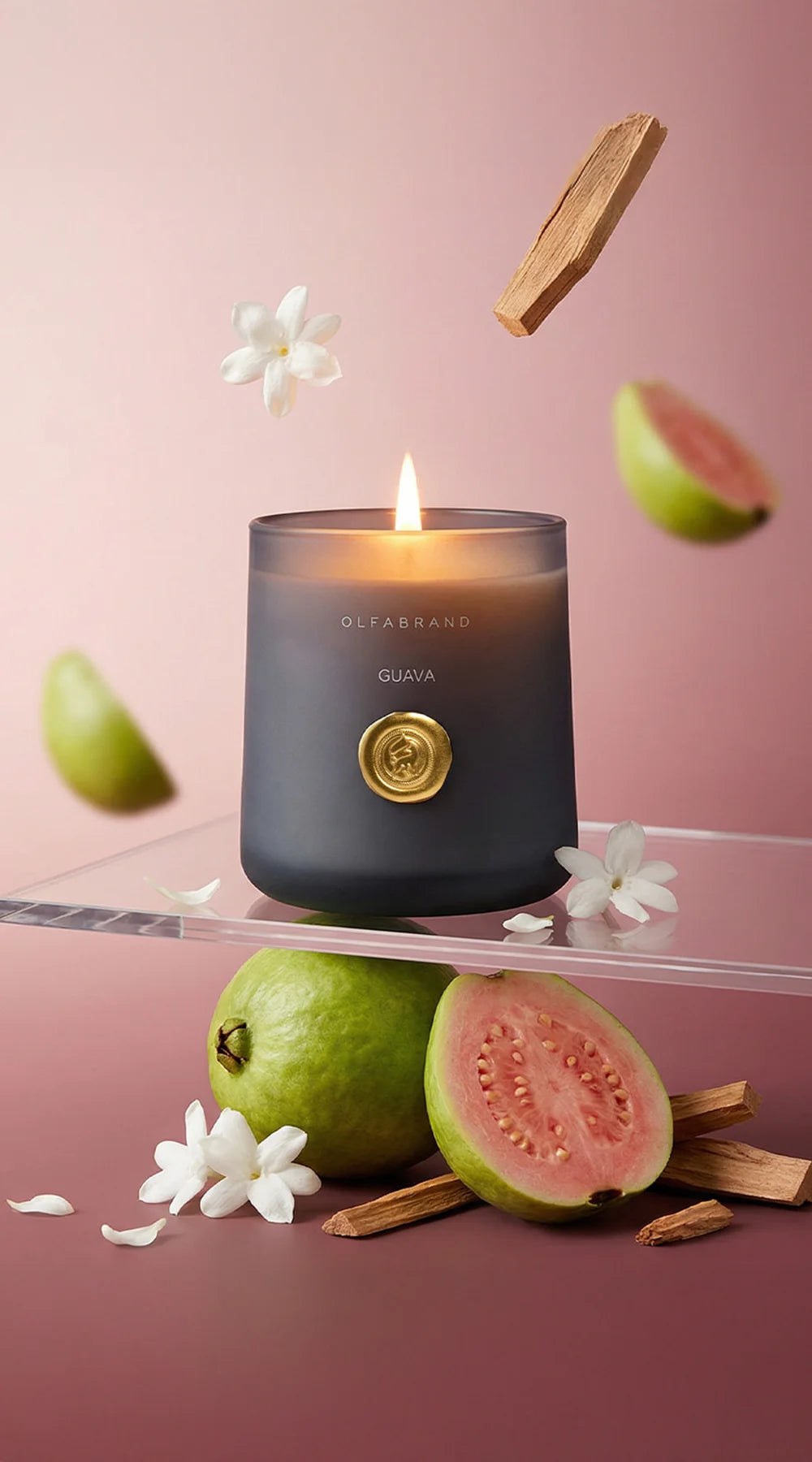 Vela Artesanal Guava 210g
