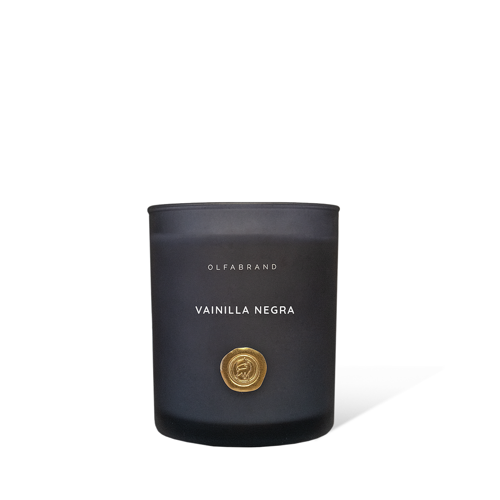 Vela Artesanal Vainilla Negra 300g